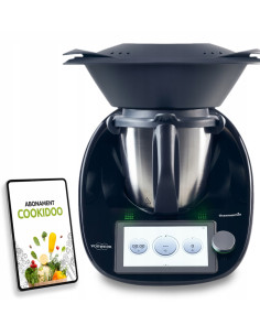 Thermomix TM6 BLACK EDITION (polysk) + KRAJALNICA WARZYW MULTICOOKER 2
