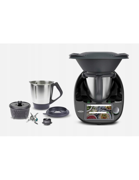 Thermomix TM6 BLACK EDITION (polysk) + KRAJALNICA WARZYW MULTICOOKER